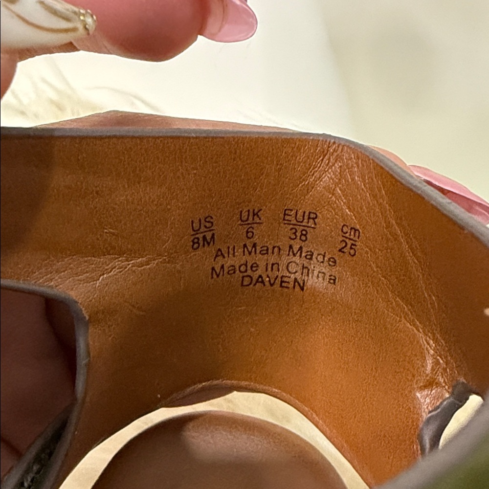 Franco Sarto Olive Green Strappy Sandals - Picture 9 of 9